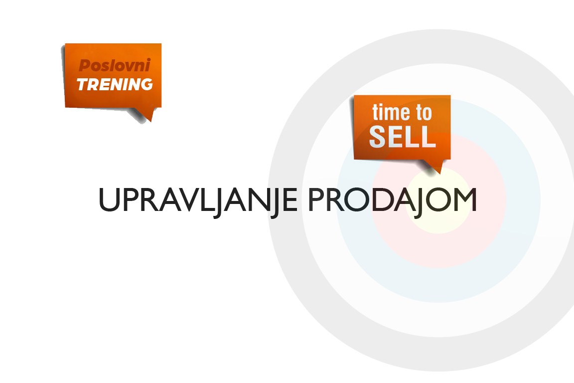 Poslovni trening Naprednje tehnike u upravljanju prodajom