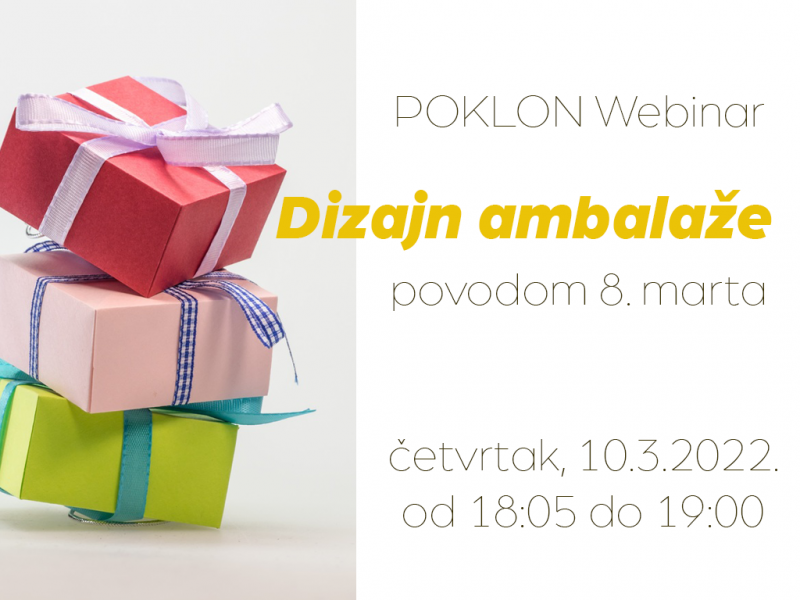 Osmomartovski webinar Dizajn ambalaže